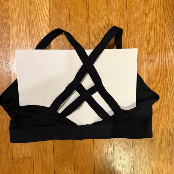 Brooks Hot Sport Black Sports Bra - Picture 4 of 5